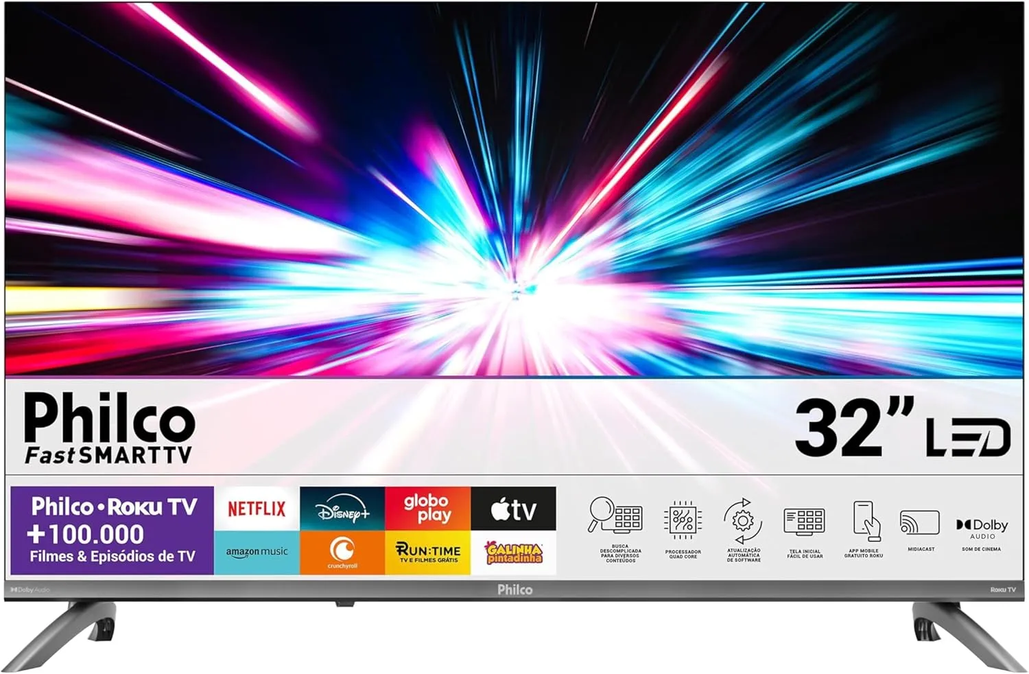 Smart TV Philco P32CRB 32 Polegadas - Foto oficial e menor preço