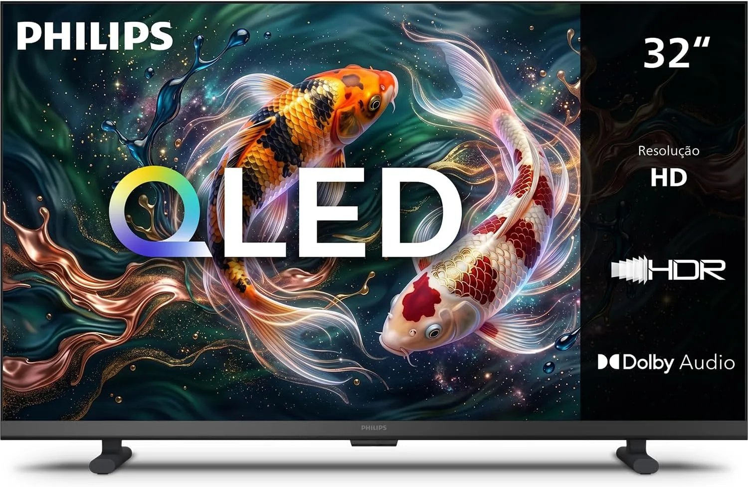 Smart TV Philips 32PQG6921 32 Polegadas QLED HD - Foto oficial e menor preço