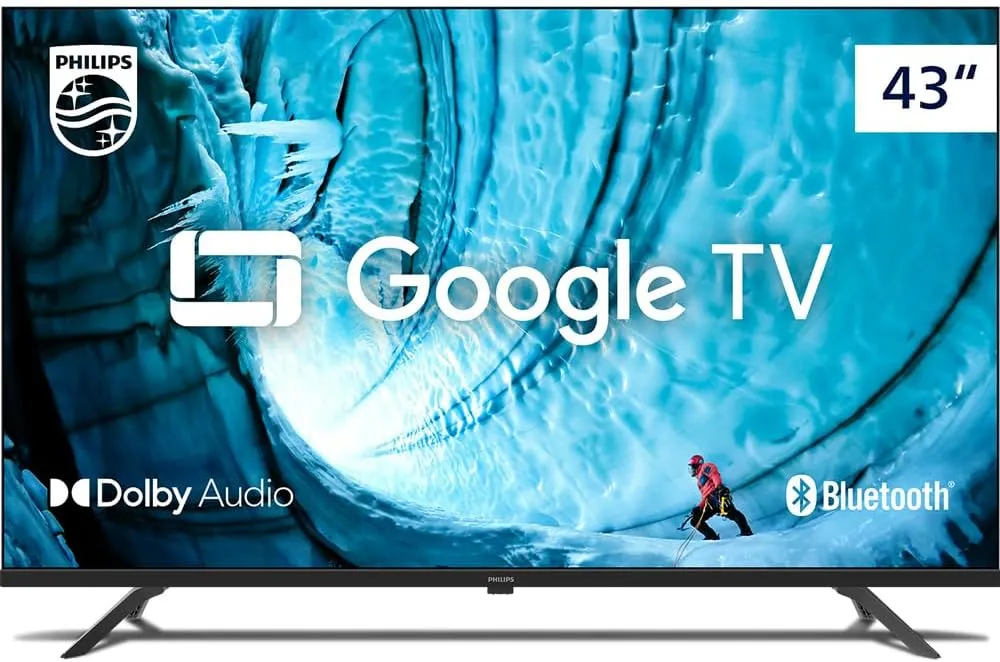 Smart TV Philips 43PFG6909 Full HD 43 Polegadas Google TV