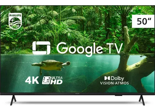 Smart TV Philips 50 polegadas 4K PUG7408 Google TV