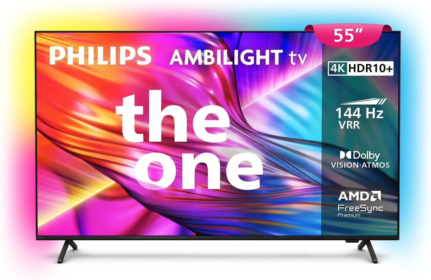 Smart TV Philips 55 polegadas 55PUG8929 4K 144Hz Ambilight