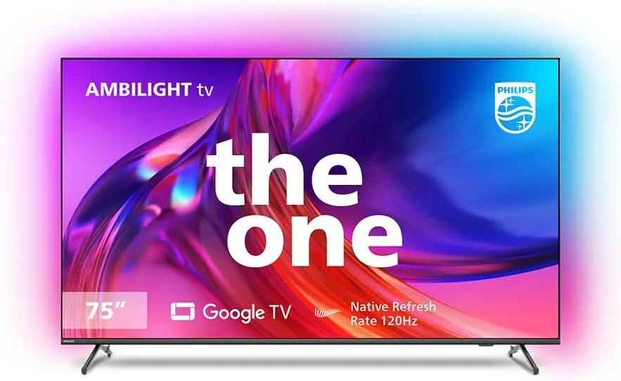 Smart TV Philips 75 polegadas 4K 75PUG8808/78 Ambilight