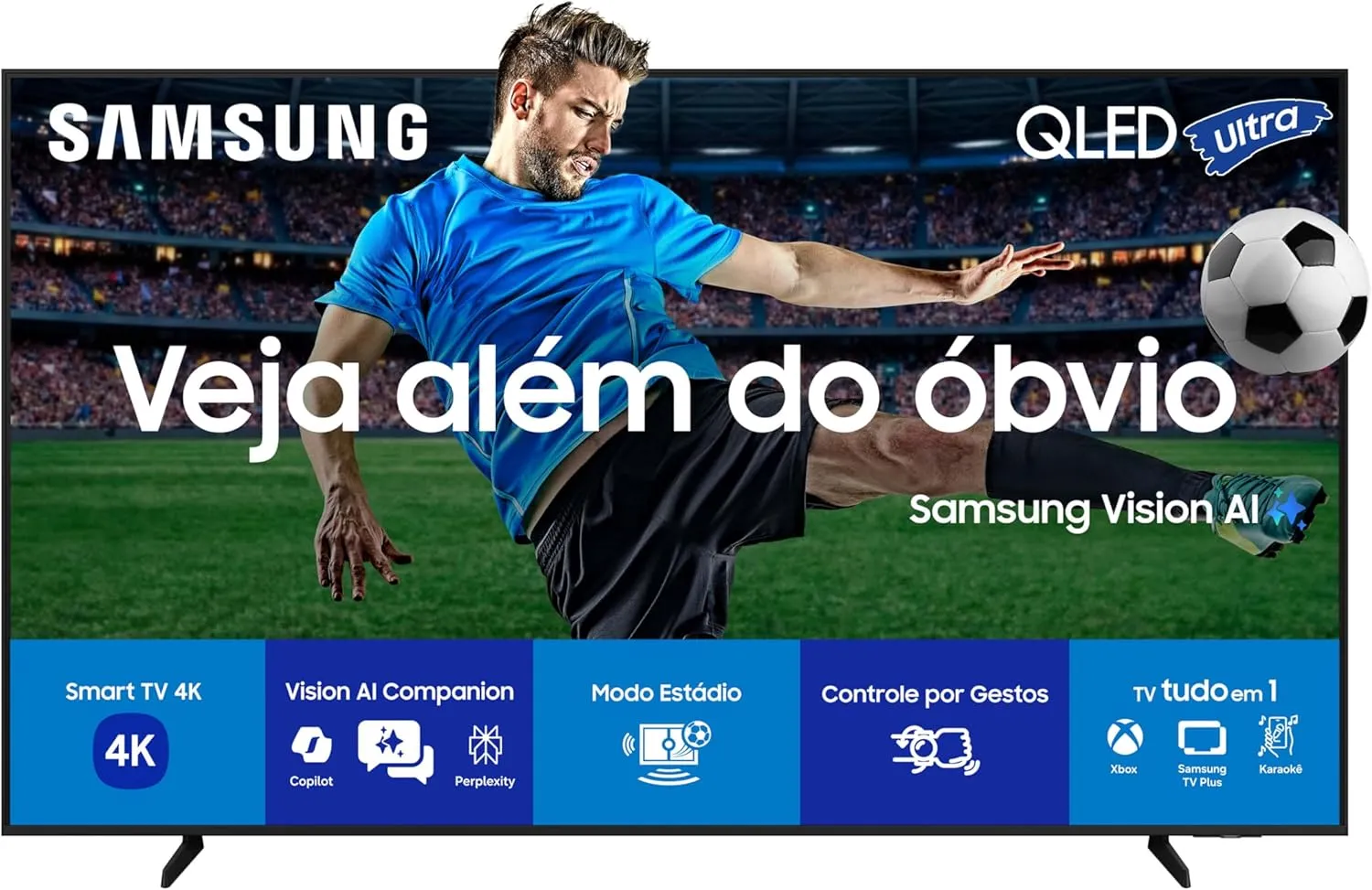 Smart TV Samsung 55 Polegadas QLED 4K Q7F 2025