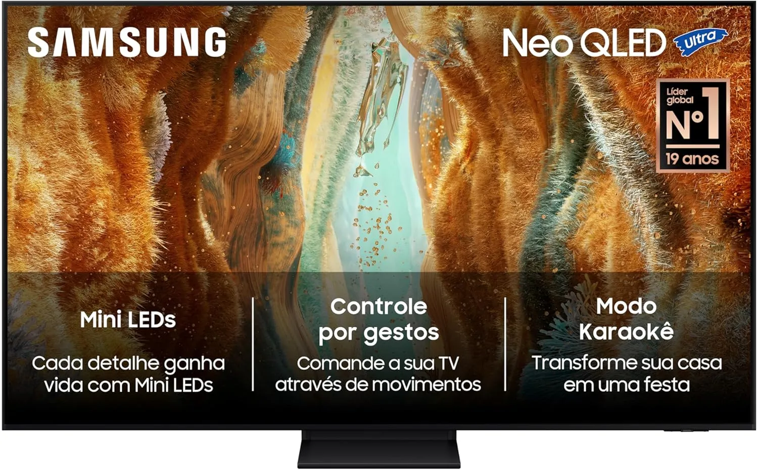 Smart TV Samsung 65 Polegadas QN70F Neo QLED 4K