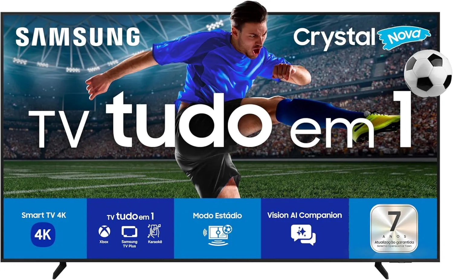 Smart TV Samsung 65 polegadas Crystal UHD 4K U8100F