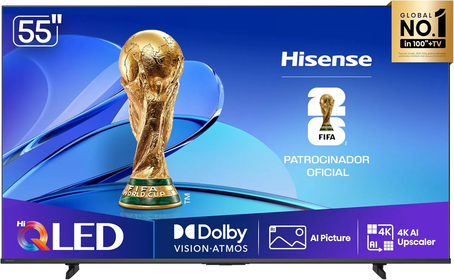 Smart TV Hisense 50Q6QV 50 Polegadas 4K QLED