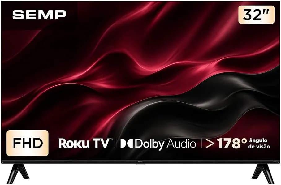 Smart TV Semp 32" LED Full HD Roku TV 32S42R