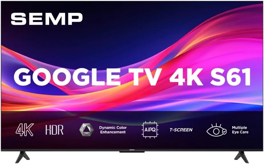 Smart TV Semp 55S61 55 Polegadas 4K HDR10 Google TV