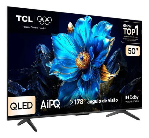 Smart TV TCL 50P7K 50 Polegadas 4K QLED Google TV