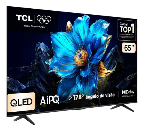 Smart TV TCL 65P7K 65 Polegadas 4K QLED Google TV