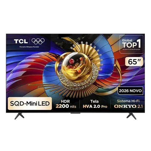 Smart TV TCL 65 Polegadas 65Q7DPRO Mini LED 4K - Foto oficial e menor preço