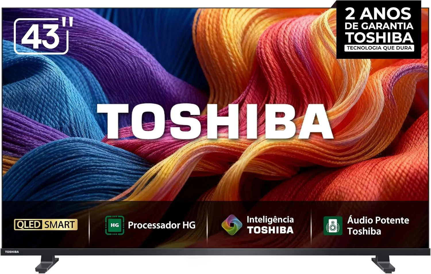 Smart TV Toshiba QLED FHD 43'' 43V45SS
