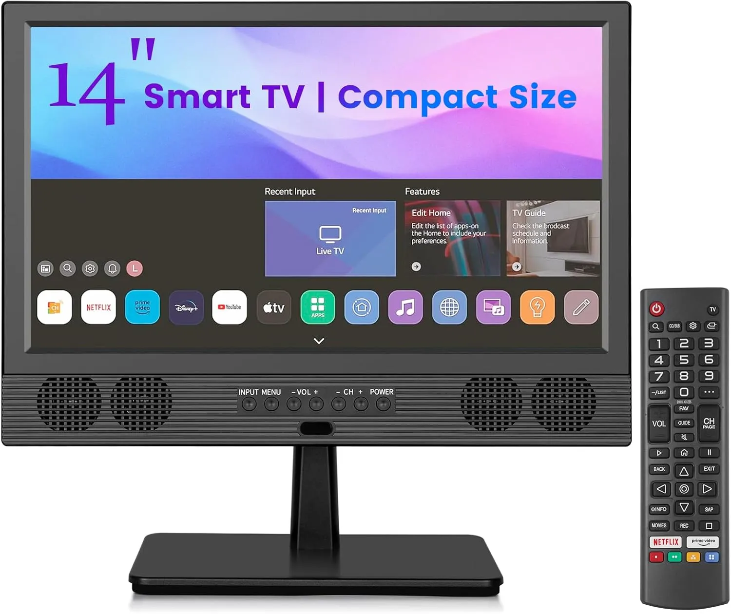 Smart TV Feihe 14 Polegadas LED HD Portátil