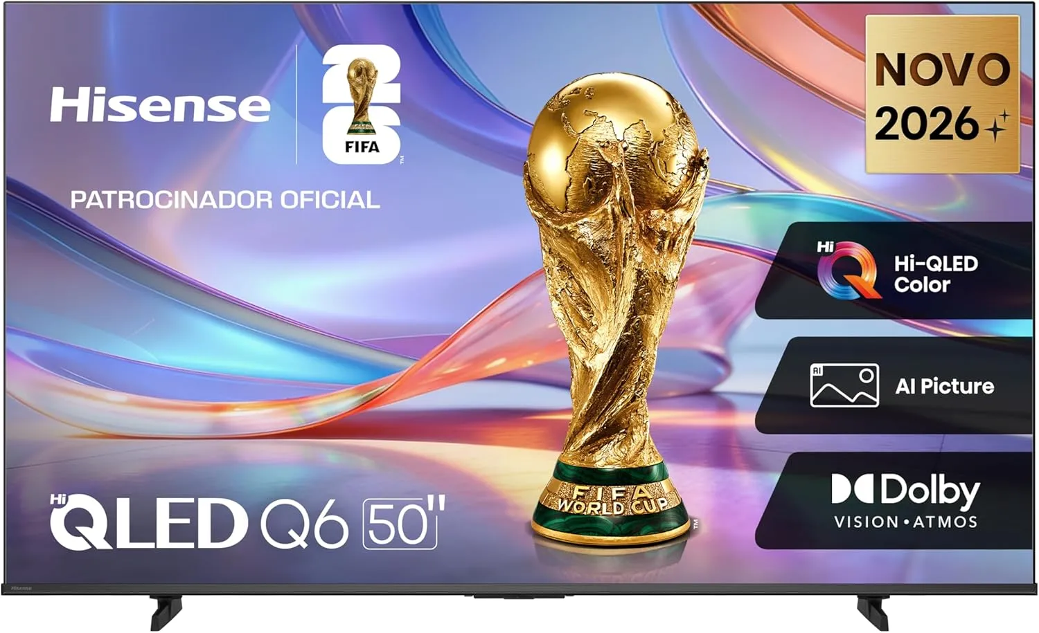 Smart TV Hisense 50 Polegadas 4K Q6QVV