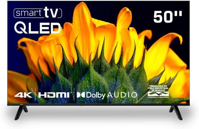 Smart TV HQ QLED 50 Polegadas HQ-QLED50SM 4K