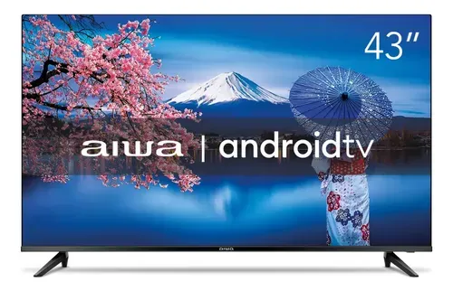 Smart TV AIWA 43 Polegadas Full HD AWS-TV-43-BL-02-A