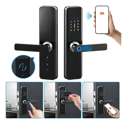 Fechadura Eletrônica Tensky com Biometria e Wi-Fi