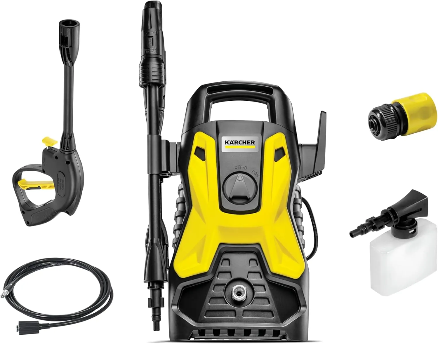 Lavadora de Alta Pressão Kärcher Prática Black 1500 PSI 1400W 127V
