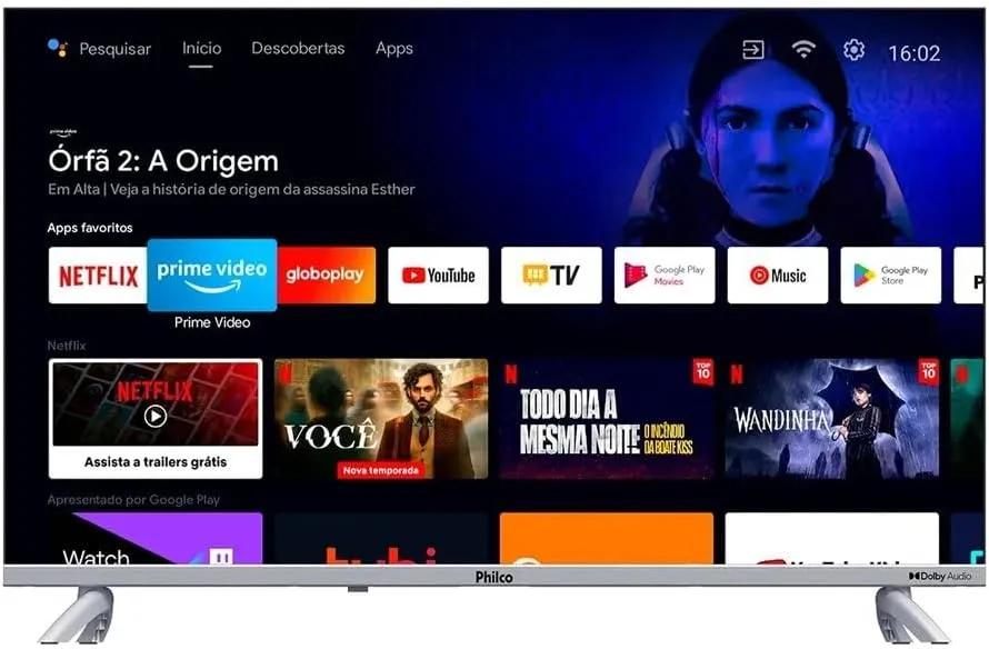 Smart TV Philco 32 Polegadas PTV32G23AGSSBLH LED Android TV - Foto oficial e menor preço