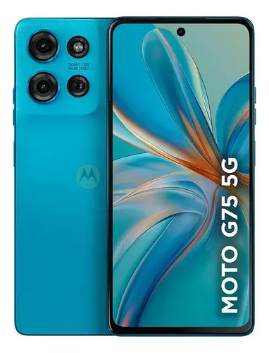 Smartphone Motorola Moto G75 5G 256GB Vegan Leather Azul - Foto oficial e menor preço