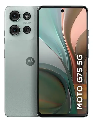 Smartphone Motorola Moto G75 5G 256GB Vegan Leather Cinza