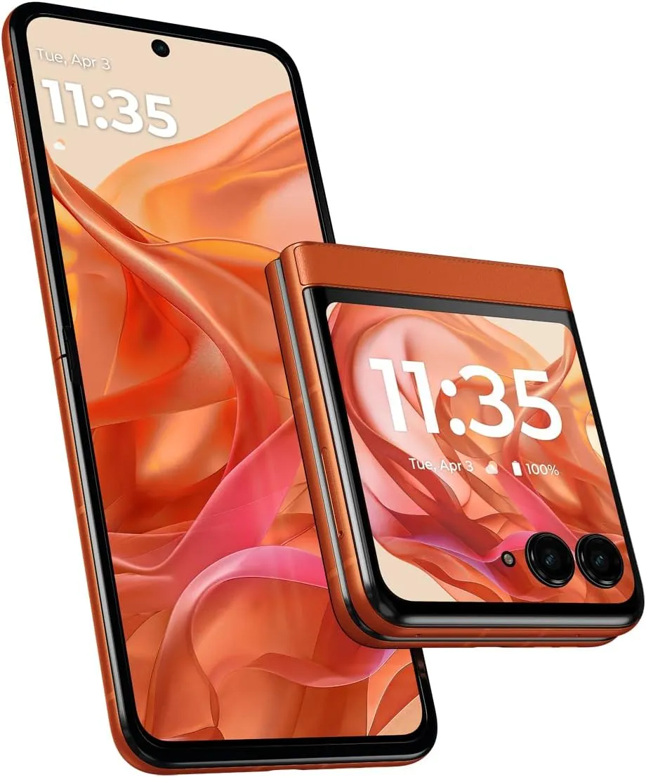Smartphone Motorola Razr 2024 8GB RAM 256GB Laranja Spritz