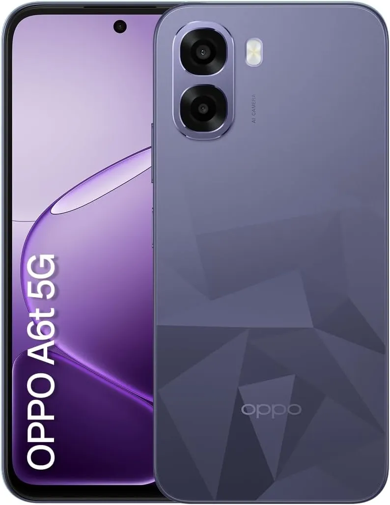 Smartphone OPPO A6t 5G 256GB 8GB RAM Violeta