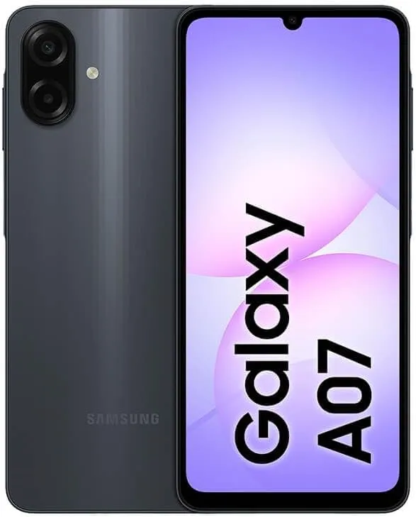 Celular Samsung Galaxy A07 128GB, 4GB, Câm. 50MP, Tela 6.7''