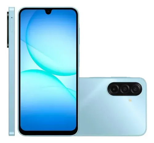 Smartphone Samsung Galaxy A17 256 GB Azul - Foto oficial e menor preço