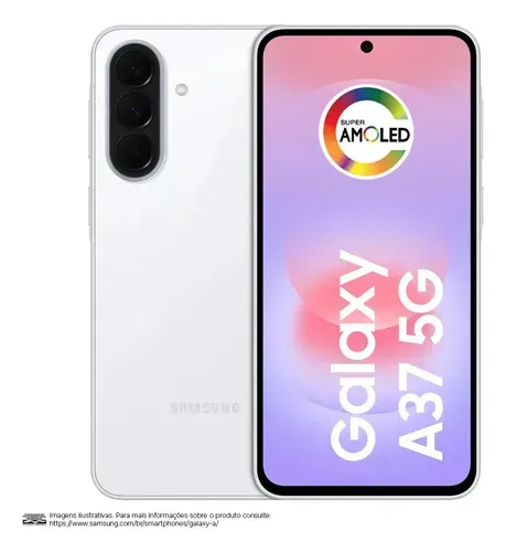 Smartphone Samsung Galaxy A37 5G 128GB Branco
