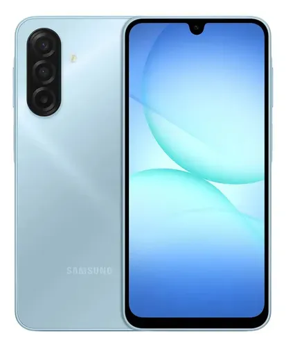 Smartphone Samsung Galaxy A17 256 GB Azul Claro - Foto oficial e menor preço