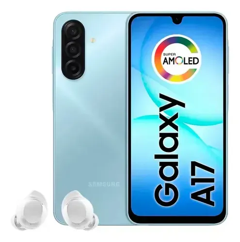 Smartphone Samsung Galaxy A17 4G 128GB Azul Claro