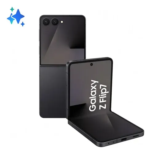 Smartphone Samsung Galaxy Z Flip7 5G 256GB 12GB RAM Preto
