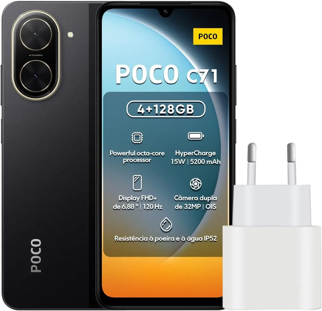 Smartphone Xiaomi Poco C71 128GB 4GB RAM