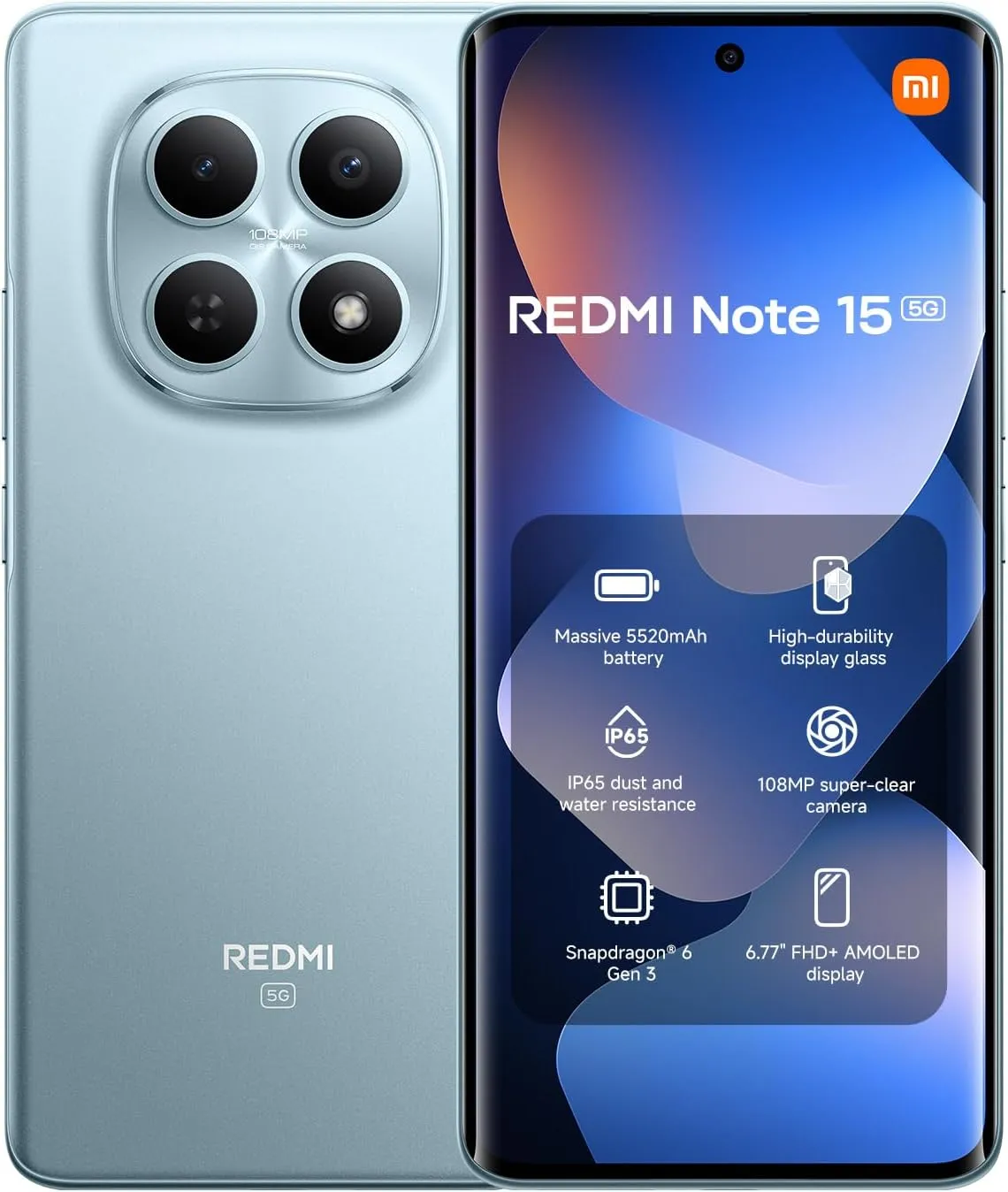 Smartphone Xiaomi Redmi Note 15 5G 256GB 8GB RAM