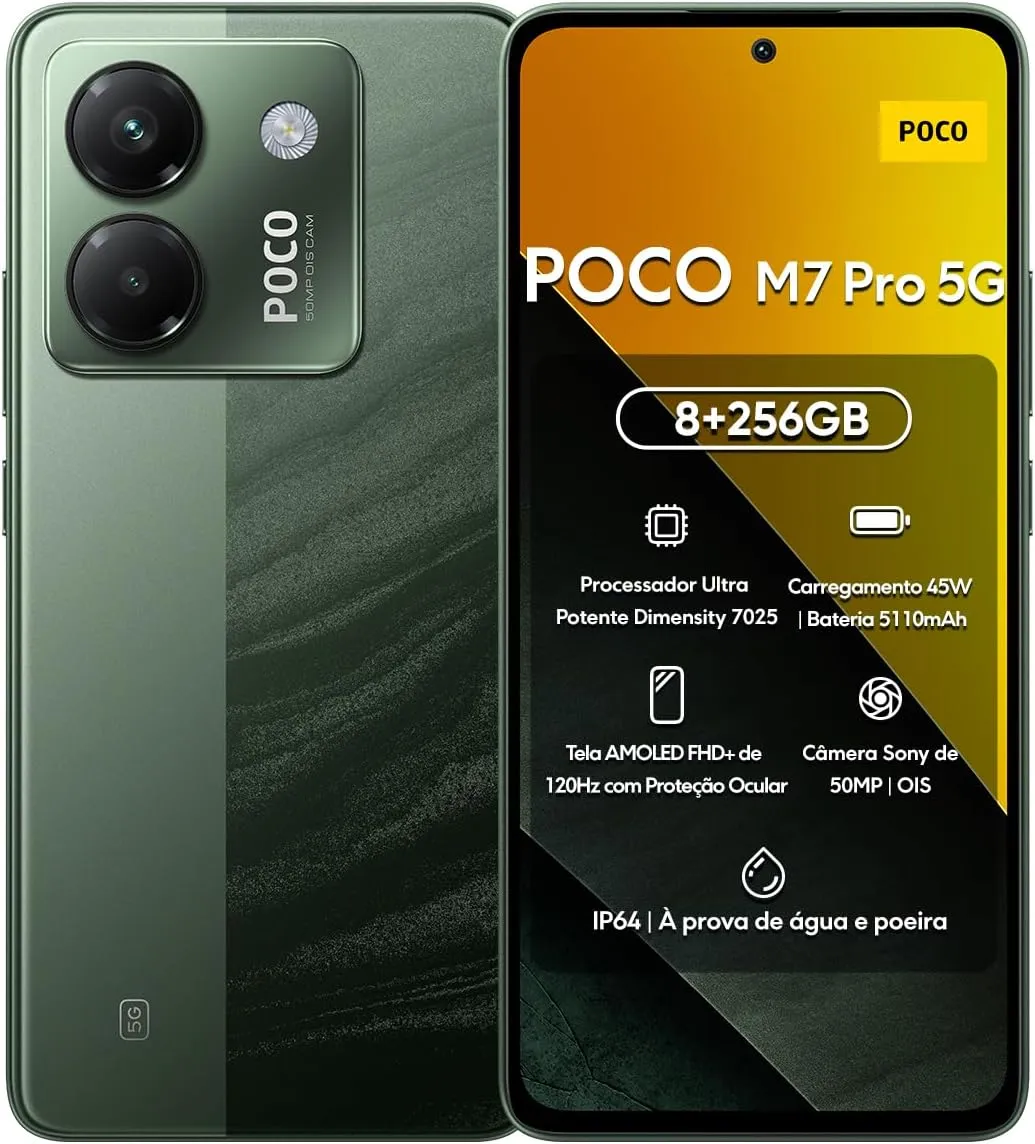Smartphone Xiaomi POCO M7 Pro 5G 256GB 8GB RAM