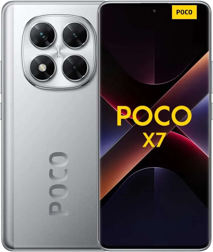 Smartphone Xiaomi Poco X7 5G 256GB 8GB RAM Prata
