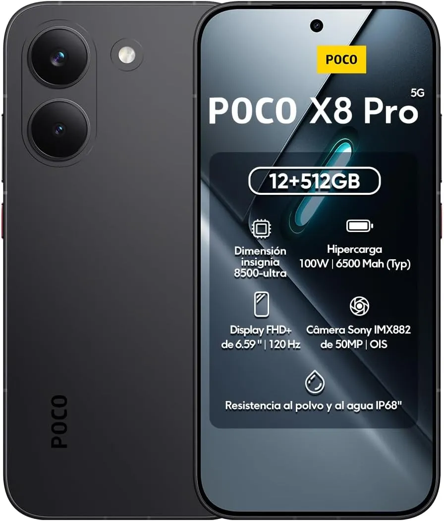 Smartphone Xiaomi Poco X8 Pro 512GB 8GB RAM