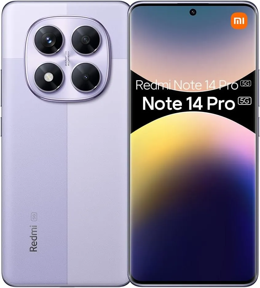 Smartphone Xiaomi Redmi Note 14 Pro 5G 512GB 12GB RAM Lavender Purple