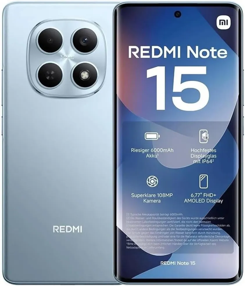 Smartphone Xiaomi Redmi Note 15 5G 256GB/8GB RAM