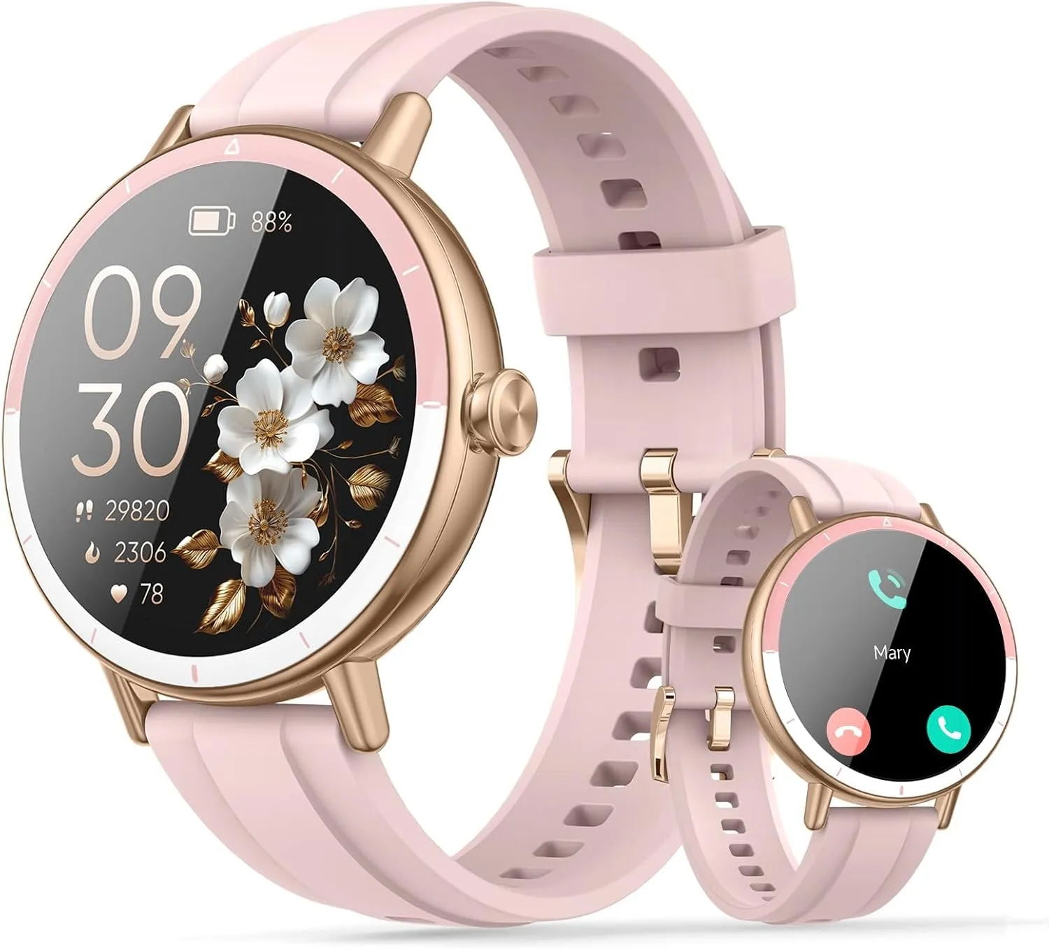 Smartwatch Feminino Bluetooth Tela HD 1.27" IP68 100 Modos Esportivos - Foto oficial e menor preço