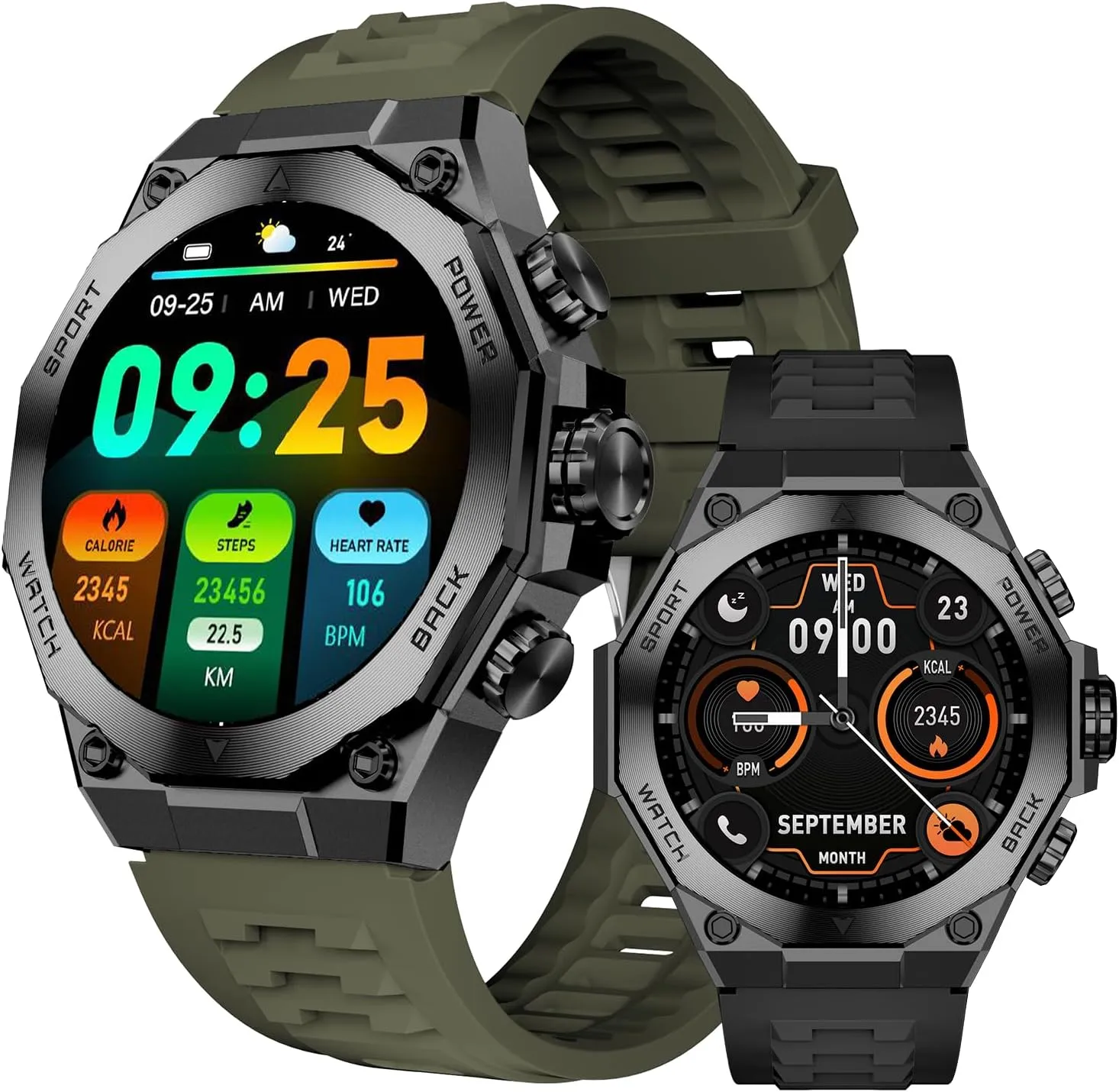Smartwatch Aurafit 1.43" AMOLED Bluetooth 3 ATM - Foto oficial e menor preço