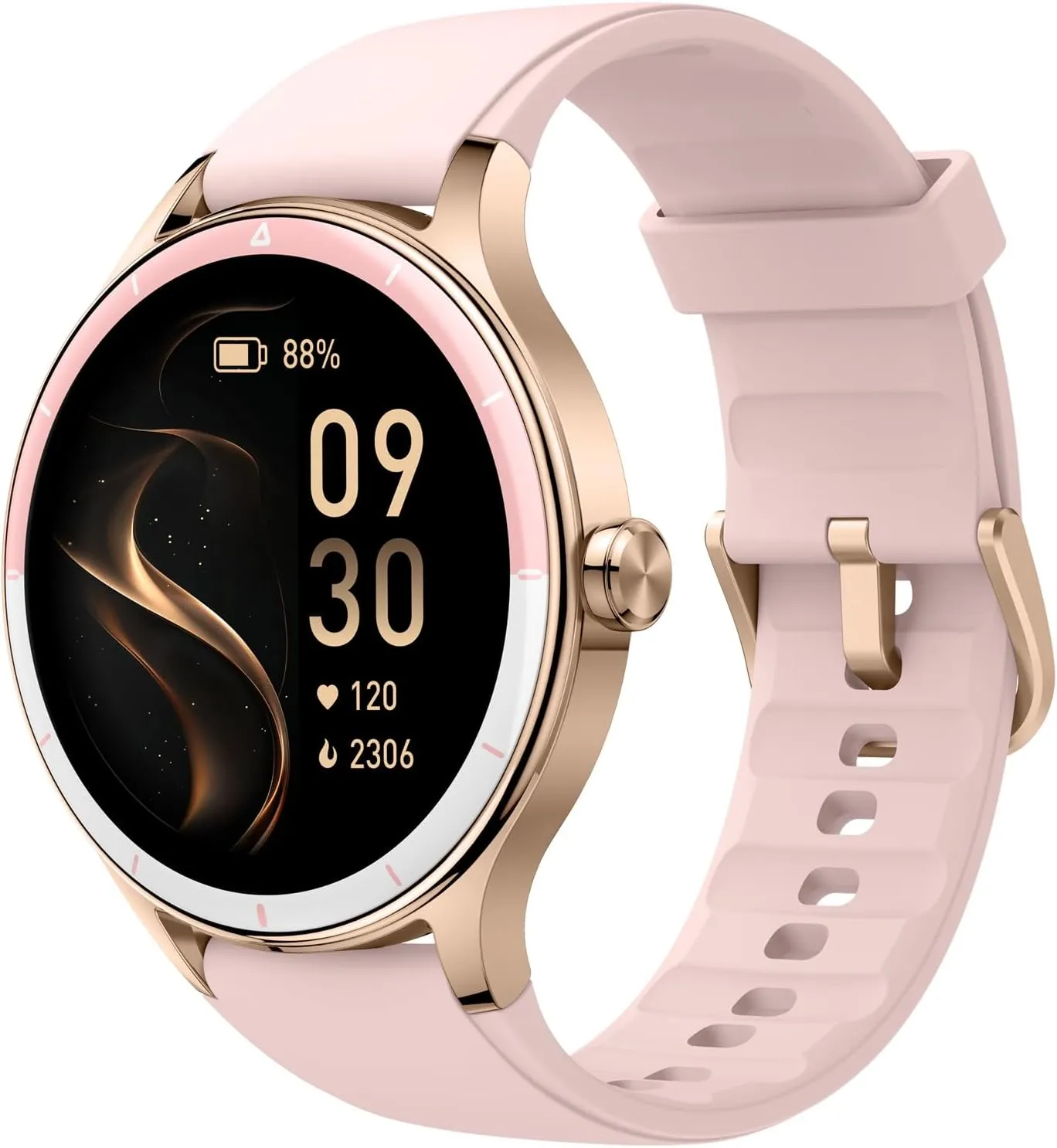 Smartwatch Bettdow Feminino 1.27" IP68 Chamada Bluetooth Rosa