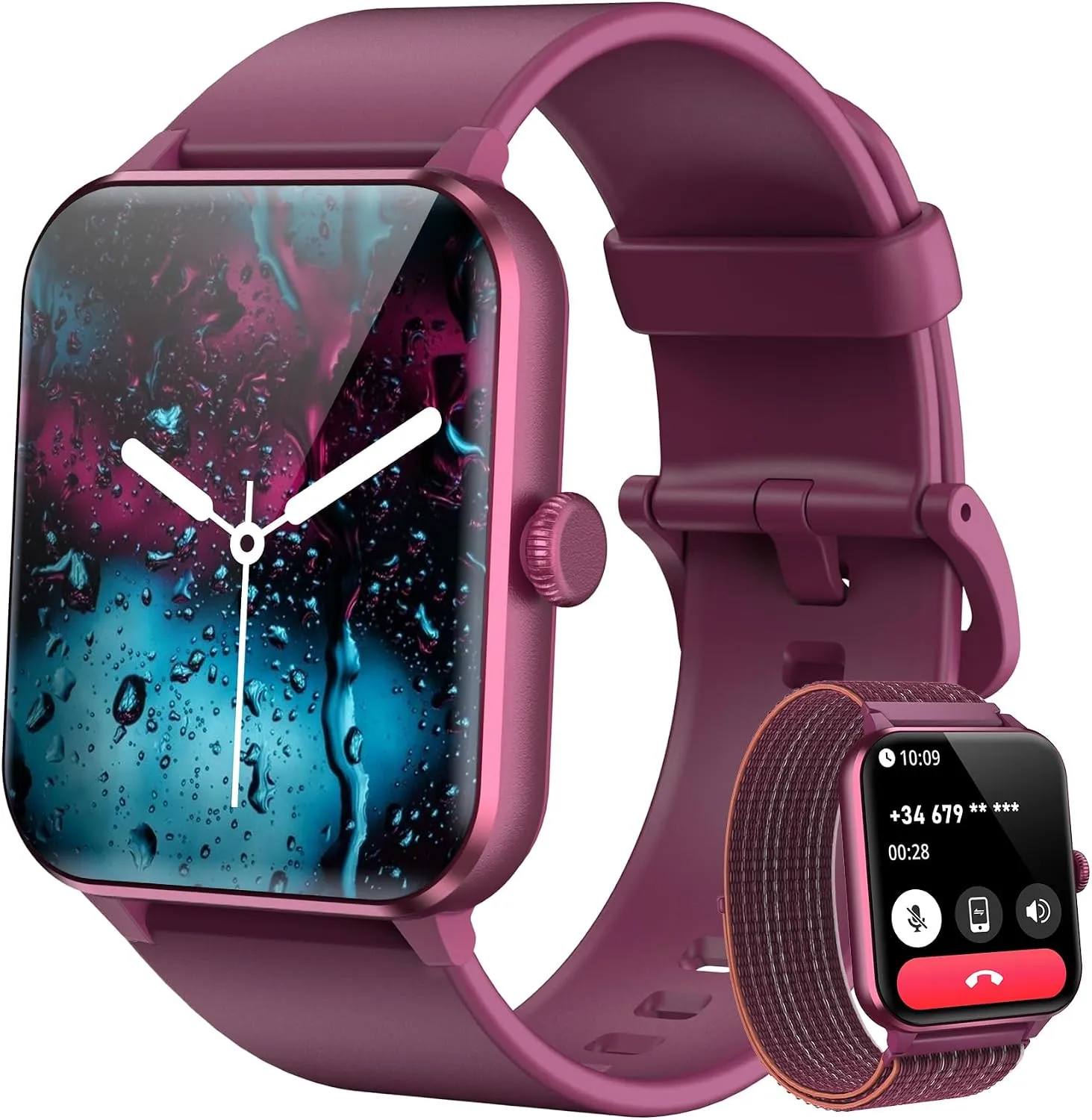 Smartwatch IOWODO 1.85'' com Chamadas Bluetooth - Foto oficial e menor preço