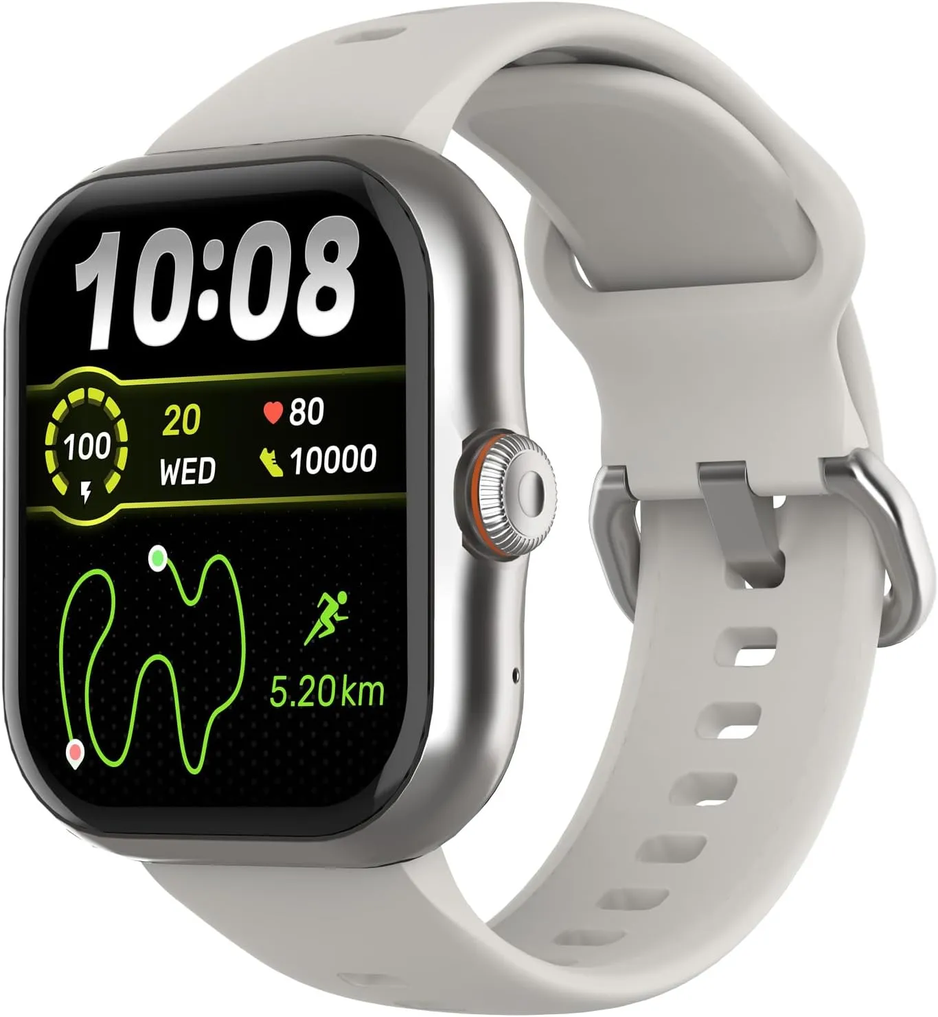 SmartWatch ALLPHONE GPS 1,85" HD Prata - Foto oficial e menor preço