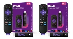 Roku Streaming Stick HD/FHD com Controle por Voz - Foto oficial e menor preço