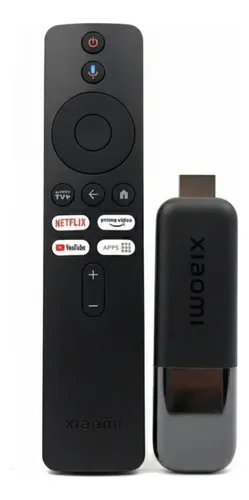Mi Tv Stick Xiaomi 4k Controle De Voz Full Hd 2a Geração Cor Cor Preto