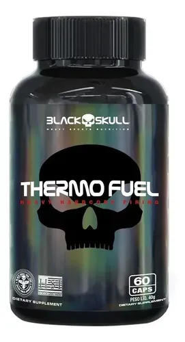 Thermo Fuel 60 Cápsulas Black Skull Termogênico