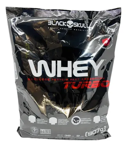 Whey Protein Concentrado Turbo Black Skull 900g