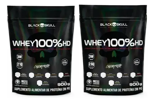Suplemento Black Skull Whey 100% HD 1.8kg Cookies & Cream